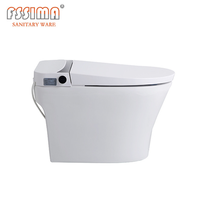 Intelligent Electric Ceramic Smart Toilet Remote Control 185mm Pit