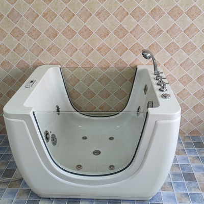 Acrylic Newborn Baby Spa Bathtub Hydrotherapy Massage