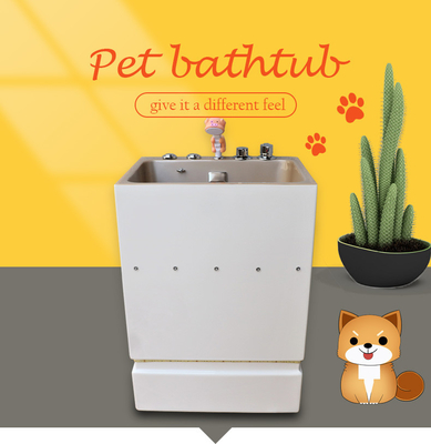 Ozone Disinfection Pet SPA Bathtub Pet Grooming Tub With Bubble Light