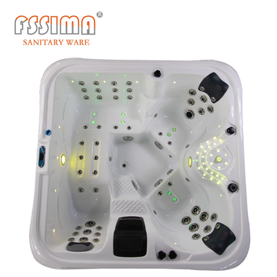 5 Persons Outdoor SPA Bathtub Acrylic Whirlpools Hot Tub Computer Panel