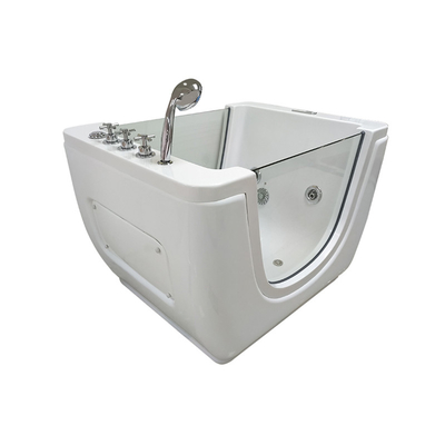Tubeless Pump Baby Whirlpool Bathtub White Color Rectangle No Pipeline