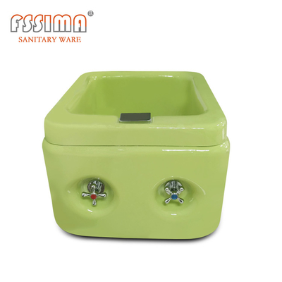 Square Pedicure Foot Tub Durable Acrylic Foot Massage Tub 570X570X330mm