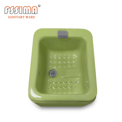 Square Pedicure Foot Tub Durable Acrylic Foot Massage Tub 570X570X330mm