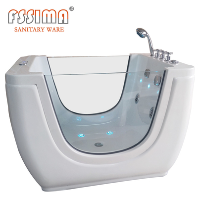 1100mm Hospital Spa Shop Kids Bathtub Acrylic Whirlpools Massage Hydrotherapy