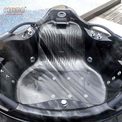 Hydrotherapy Spa Massage Bathtub Hot Tub 2 Person Air Bubble Jet 1.56m