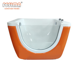 Glass Acrylic Baby Bathtub For 7 Month Old Bubble 1.5m