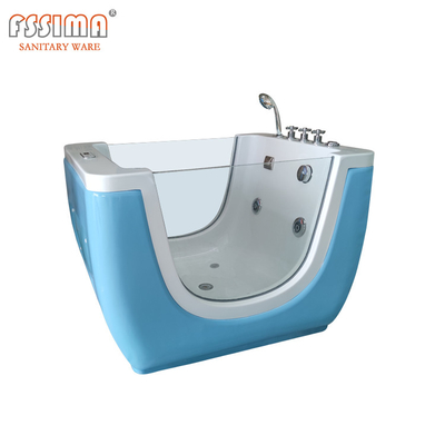 47.24" Newborn Baby Spa Bathtub With Stand Infant Whirlpool Tub