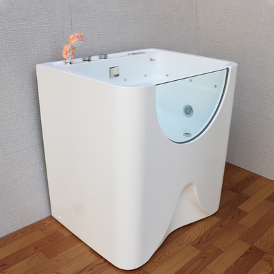Surf Intake Cat Bath Tub Smart Control Panel Professional Grooming Tubs With Massage