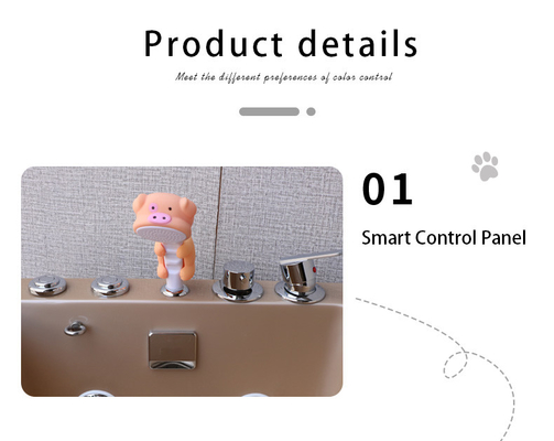 Luxury Indoor Dog Bath Tub Constant Temperature Acrylic Dog Grooming Bathtub