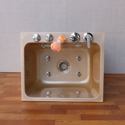 Ozone Disinfection Pet SPA Bathtub Pet Grooming Tub With Bubble Light