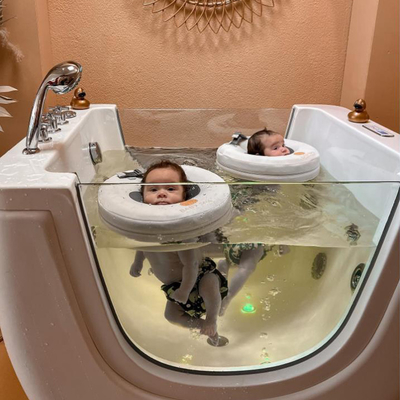 Rectangle Acrylic Baby SPA Bathtub Air Massage For Home Villa Hospital