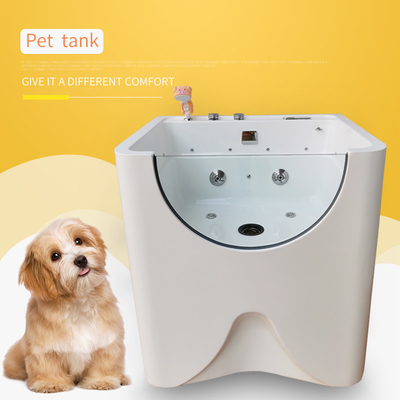 ODM Pet SPA Bathtub For Dog Grooming Acrylic Material 10 Lamp Beads