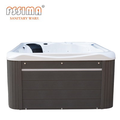 Whirlpool Massage Outdoor SPA Bathtub Freestanding 3 People Hot Tub