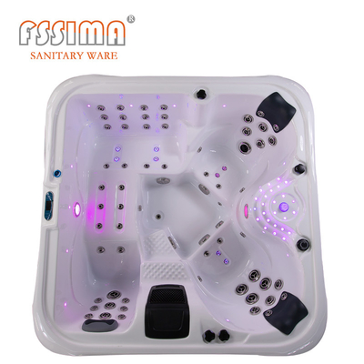 5 Persons Outdoor SPA Bathtub Acrylic Whirlpools Hot Tub Computer Panel